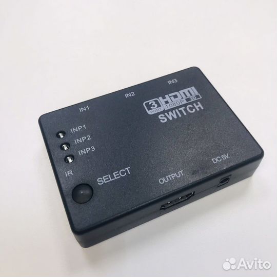Разветвитель hdmi Swicth+Remote, 1 выход 3 входа