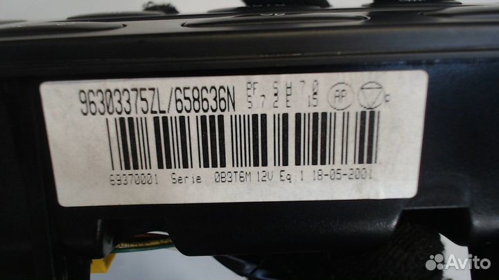 Переключатель отопителя Peugeot 406, 2001