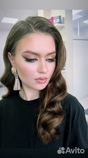 Макияж и прическа, окрашивание бровей, с выездом