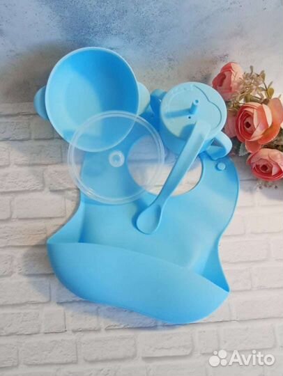 Детская посуда для кормления силиконовая