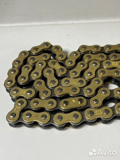 Цепь приводная 520 120L SFR золотая