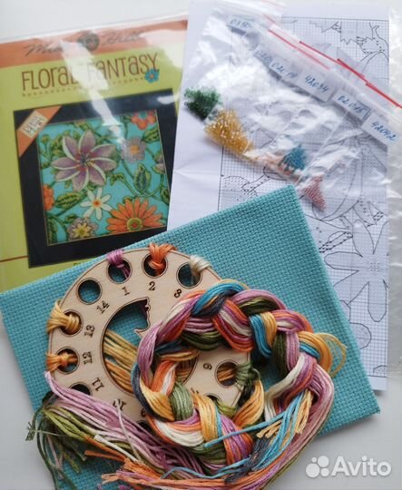 Остатки от набора для вышивания Mill Hill