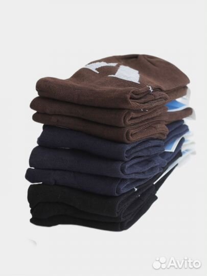 Носки мужские, набор 12 пар, хлопок