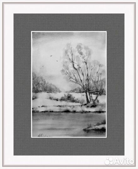 Картина акварелью 