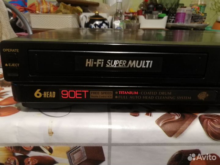 Видеомагнитофон sharp 90ET hi-fi stereo