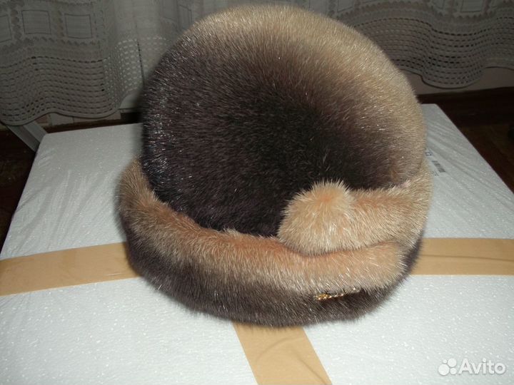 Шапка норковая размер 57-58