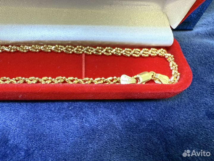 Цепочка из золота 750 пробы, вес 10,94 гр