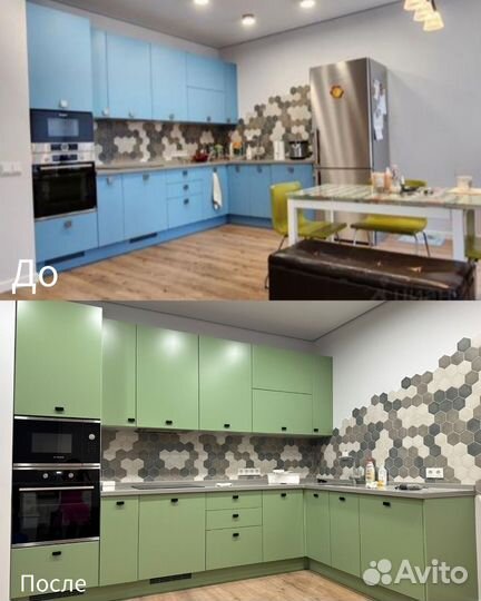 Покраска мебельных фасадов (покраска мдф и дерева)