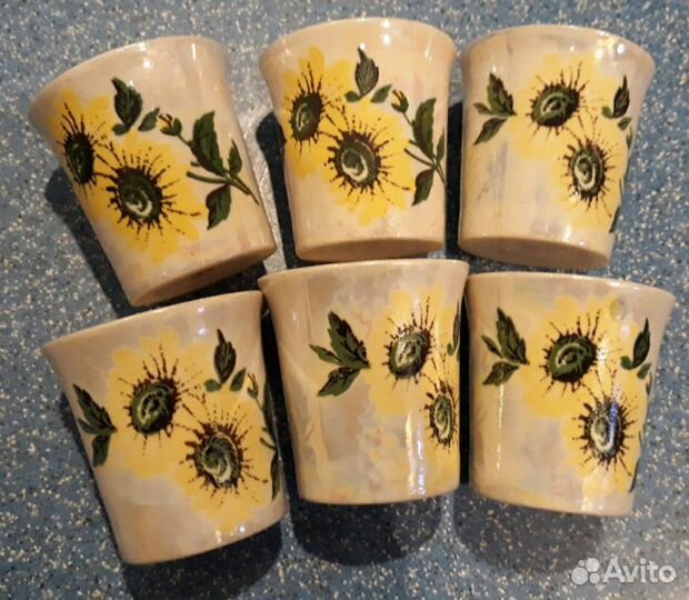 Стопки керамические советские