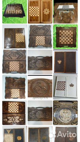 Нарды ручной работы резные