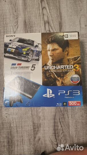 Sony PS3 super slim 500 гб в идеале