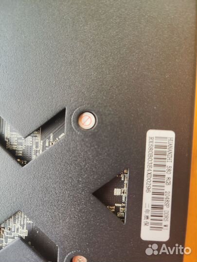 Видеокарта rx580 8gb 2048sp