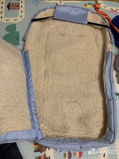 Зимний конверт в коляску + муфта для рук