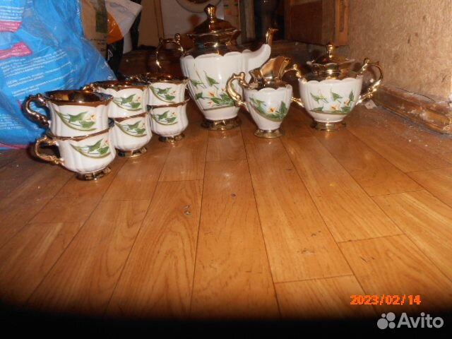 Посуда чашечки.блюдца, сервиз чайный