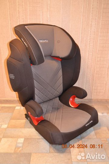 Recaro Monza Nova 2 Seatfix, как новое, 15-36 кг