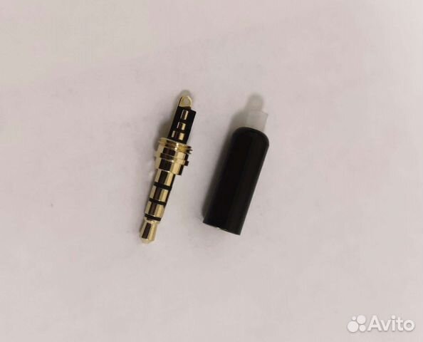 Штекер аудио AUX miniJack 3.5mm 4 контакта