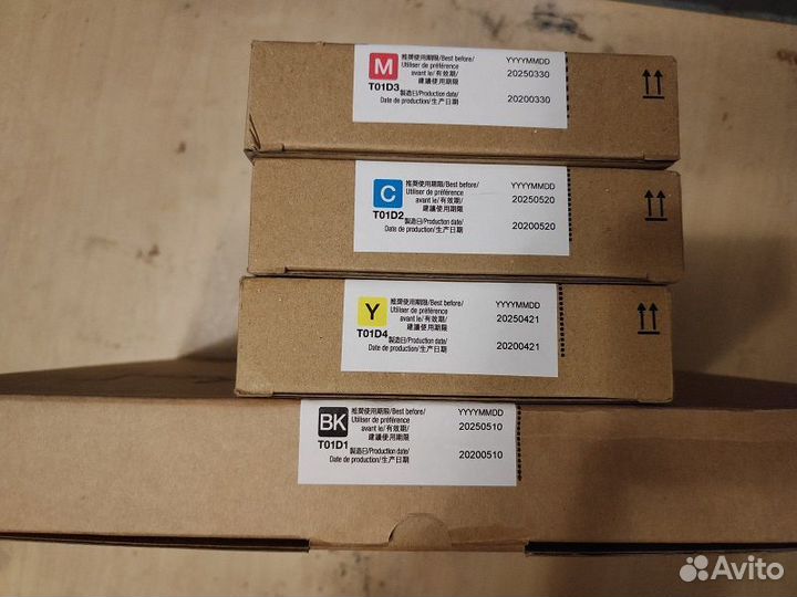 Комплект картриджей Epson T01D1-T01D4