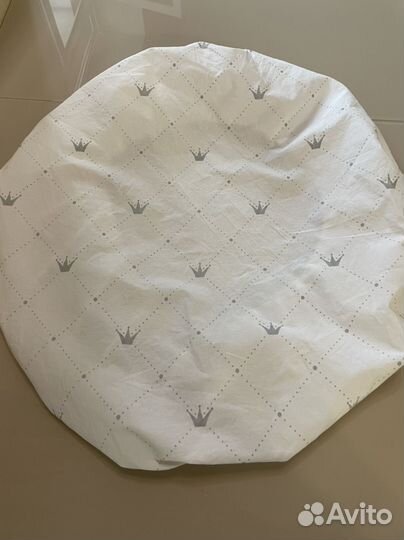 Мягкие бортики в кроватку круглую и овальную