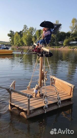 Продаю плот Деревянная нога в подарок:)