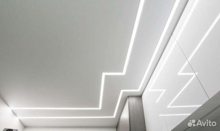 Установка натяжных потолков