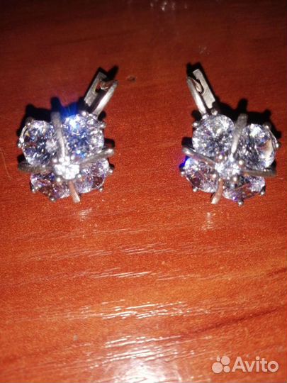 Серьги серебро 925 проба