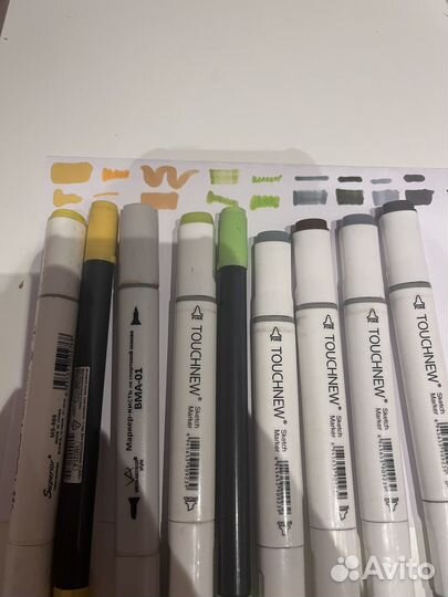 Художественные маркеры, карандаши, лайнеры