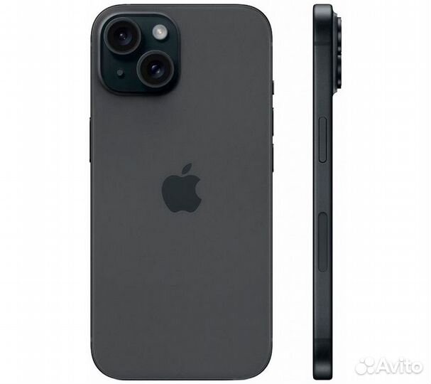 Смартфон Apple iPhone 15 256GB Black (Черный) Dual Sim