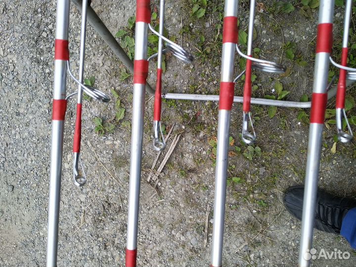 4+4 Ленинградские спиннинги + катушки