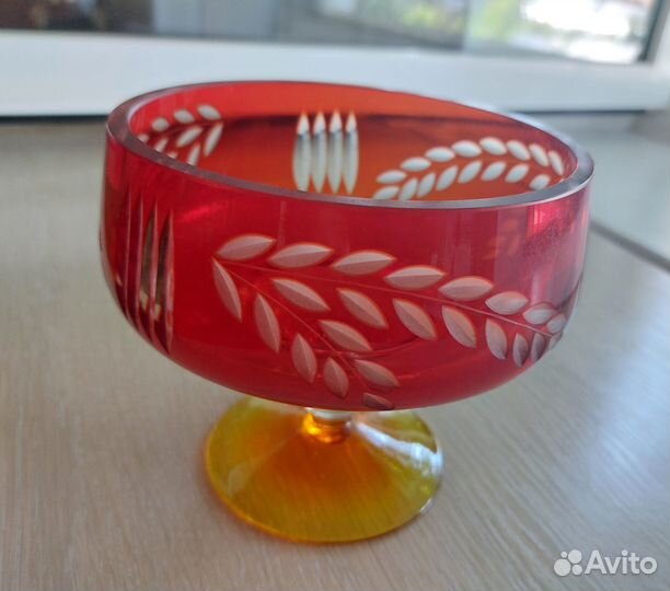 Ваза хрустальная СССР