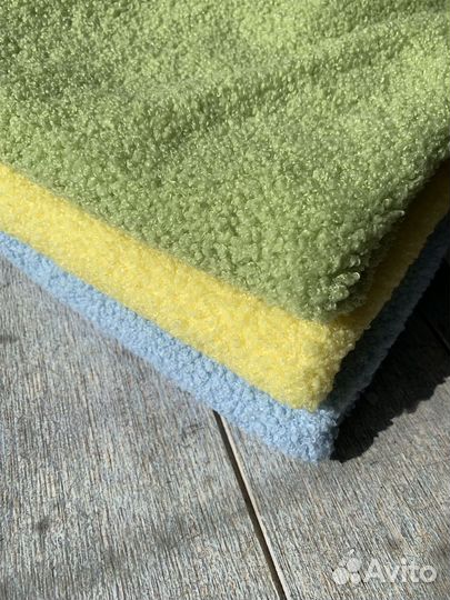 Трикотаж букле ткань отрезы для рукоделия