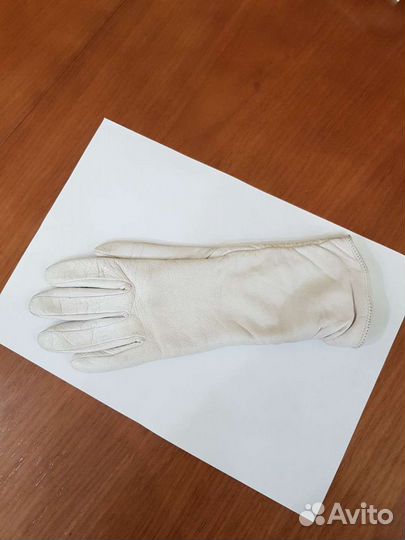Продаю кожаные перчатки женские, размер 6,5