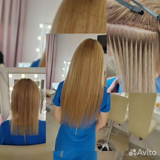 Наращивание волос, капсуляция,коррекция