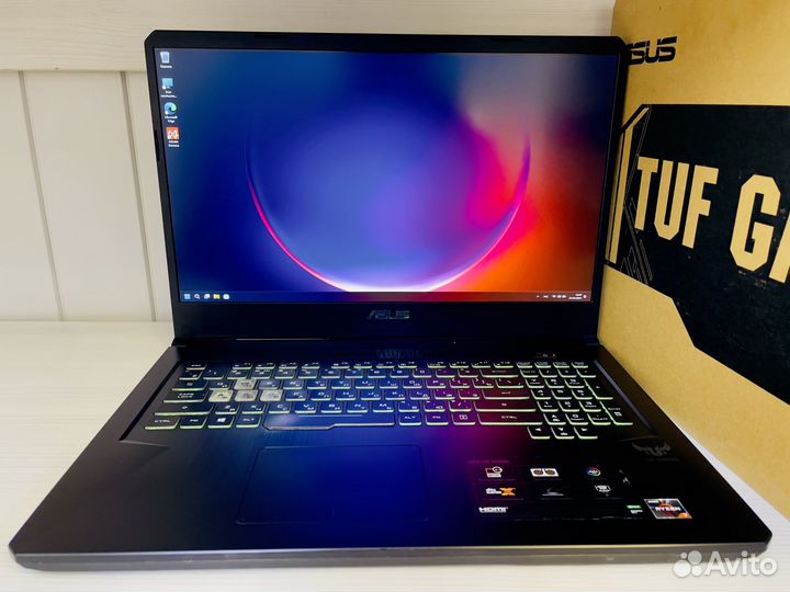 Ноутбук Asus TUF 17.3 144Hz Ryzen7/1650 4Gb Компле