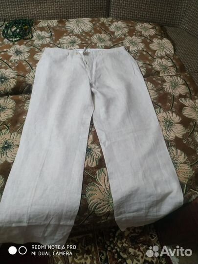 Брюки лён