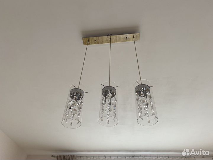 Светильник подвесной хрусталь