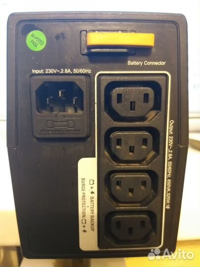 Продаю ибп APC Back-UPS, 650вa