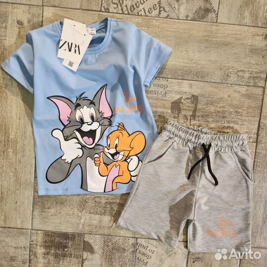 Костюм шорты и футболка
