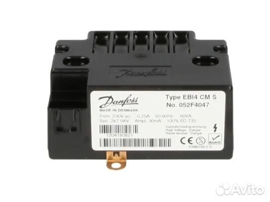 Трансформатор розжига Danfoss EBI4 CM S 052F4047