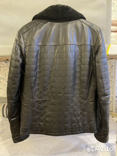 Кожаная куртка мужская