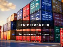 Статистика вэд торговли и поставок в РФ и 20 стран