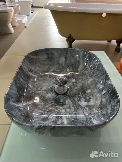 Раковина на столешницу под камень k397g124