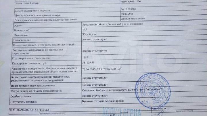 Дом 86 м² на участке 6 сот.