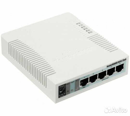 Wi-Fi роутер MikroTik RB951G-2HnD, белый