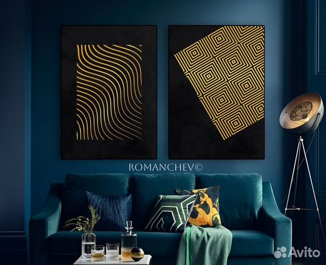 Картина абстракция на холсте