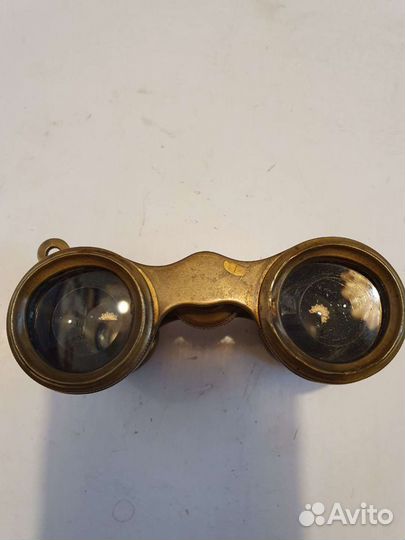 Театральный бинокль 19век перламутр,латунь рабочий
