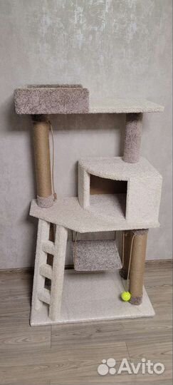 Домик для кошки с когтеточкой