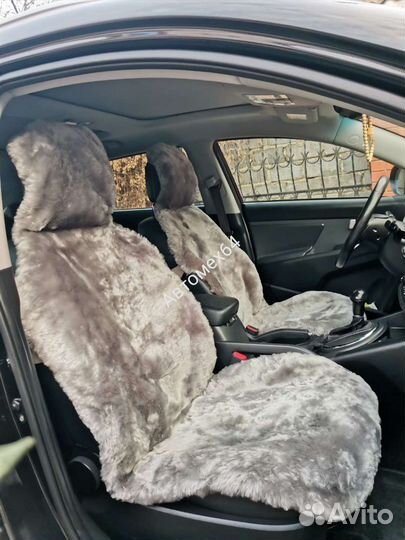 Меховые накидки в автомобиль