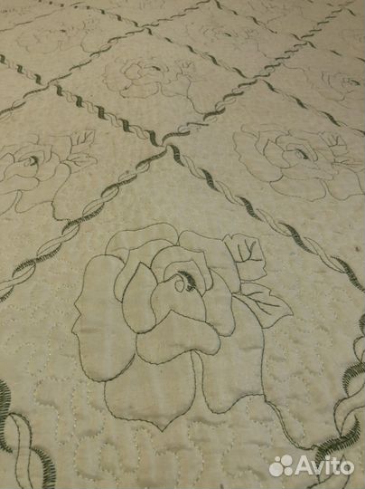 Комплект покрывало + шторы и тюль