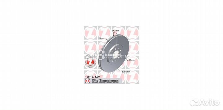 Тормозные диски otto zimmermann