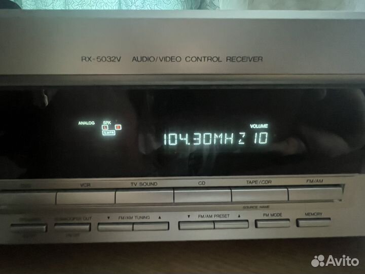 Ресивер 5.1 JVC RX-5032V, мощность 100Вт/канал